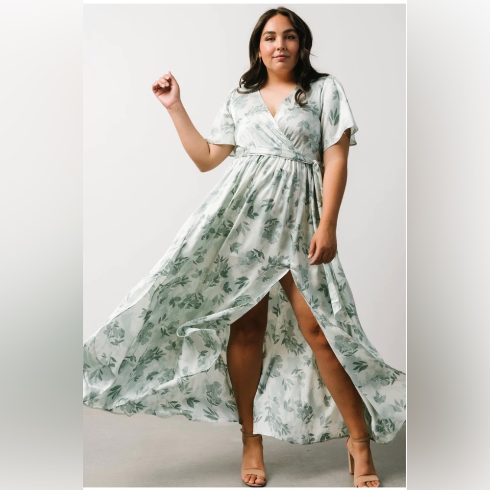 Brand NWT Baltic Born Chiffon Maxi Dress XL